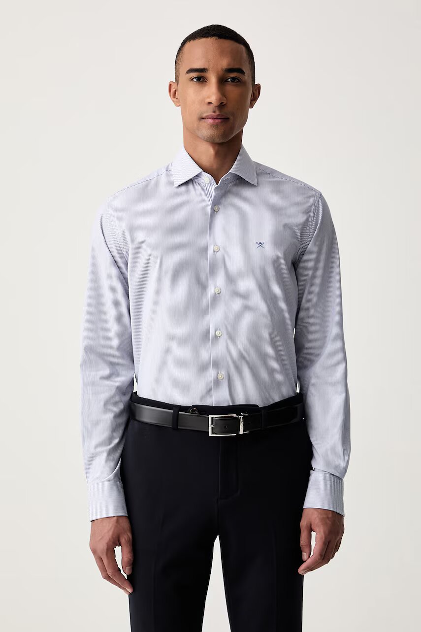Hackett London bluză tip cămașă pentru bărbați cu bumbac