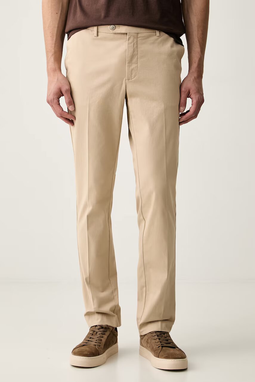 Hackett London pantaloni chinos pentru bărbați din bumbac cu elastan