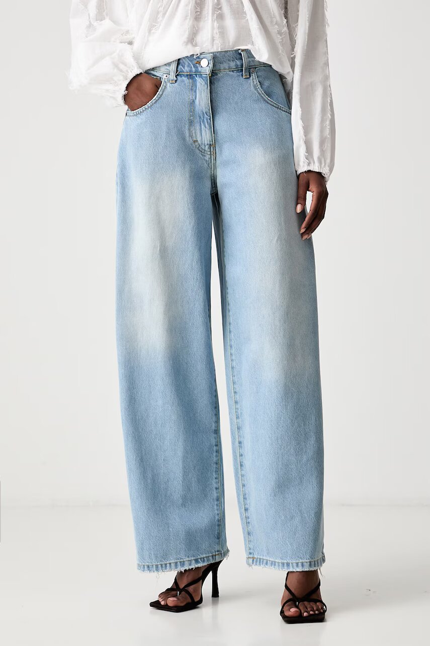 Haveone blugi relaxed fit pentru femei