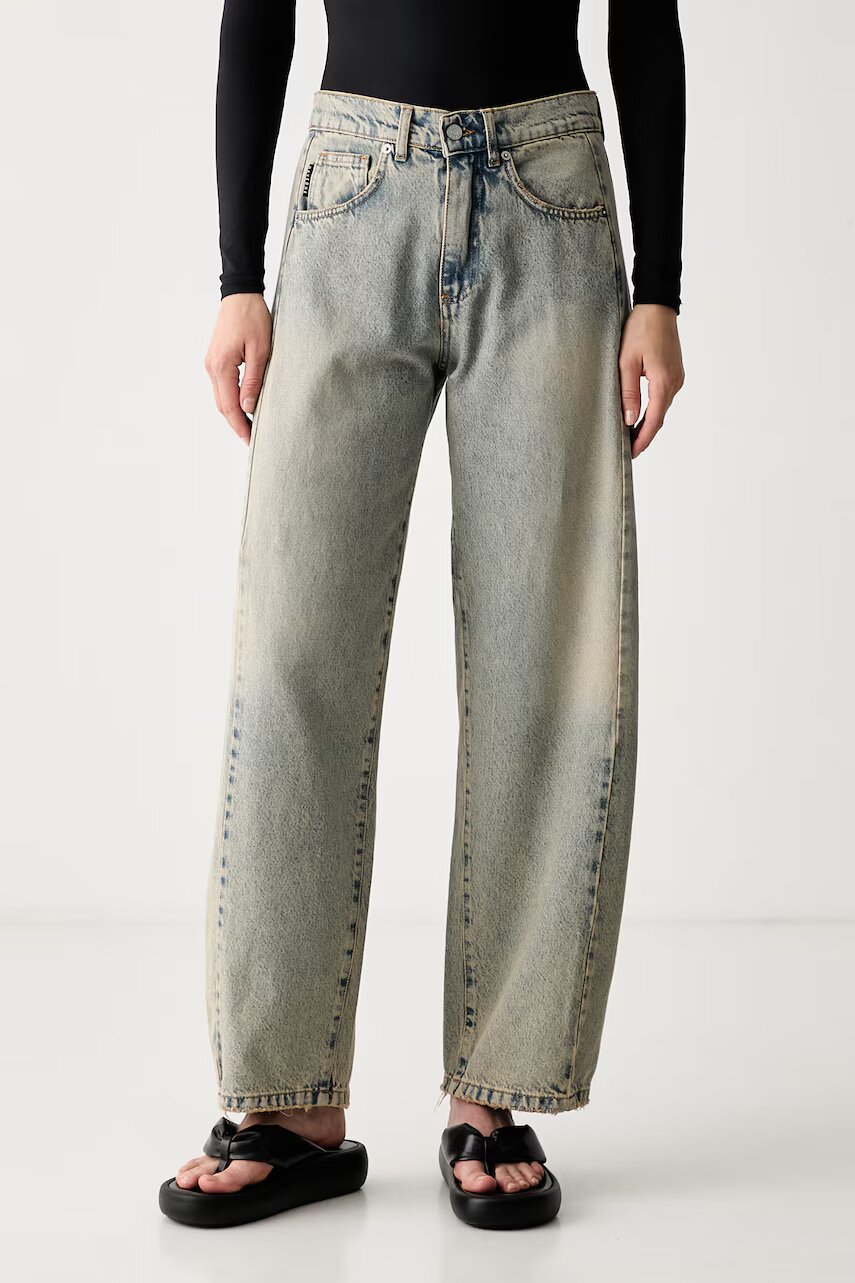 Haveone blugi relaxed fit pentru femei