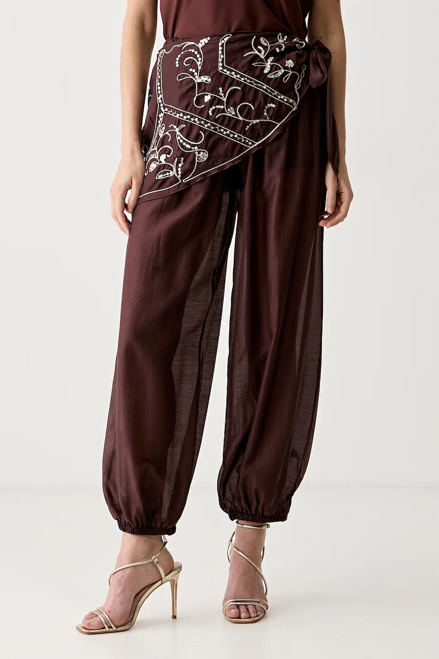 Haveone pantaloni pentru femei cu lyocell