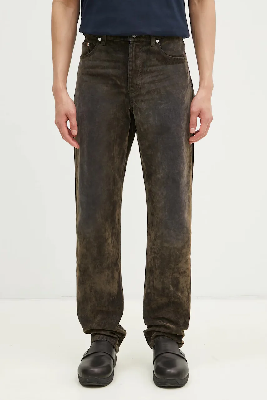 Helmut Lang adidas Originals jeans Mid Rise Slim.Flock1