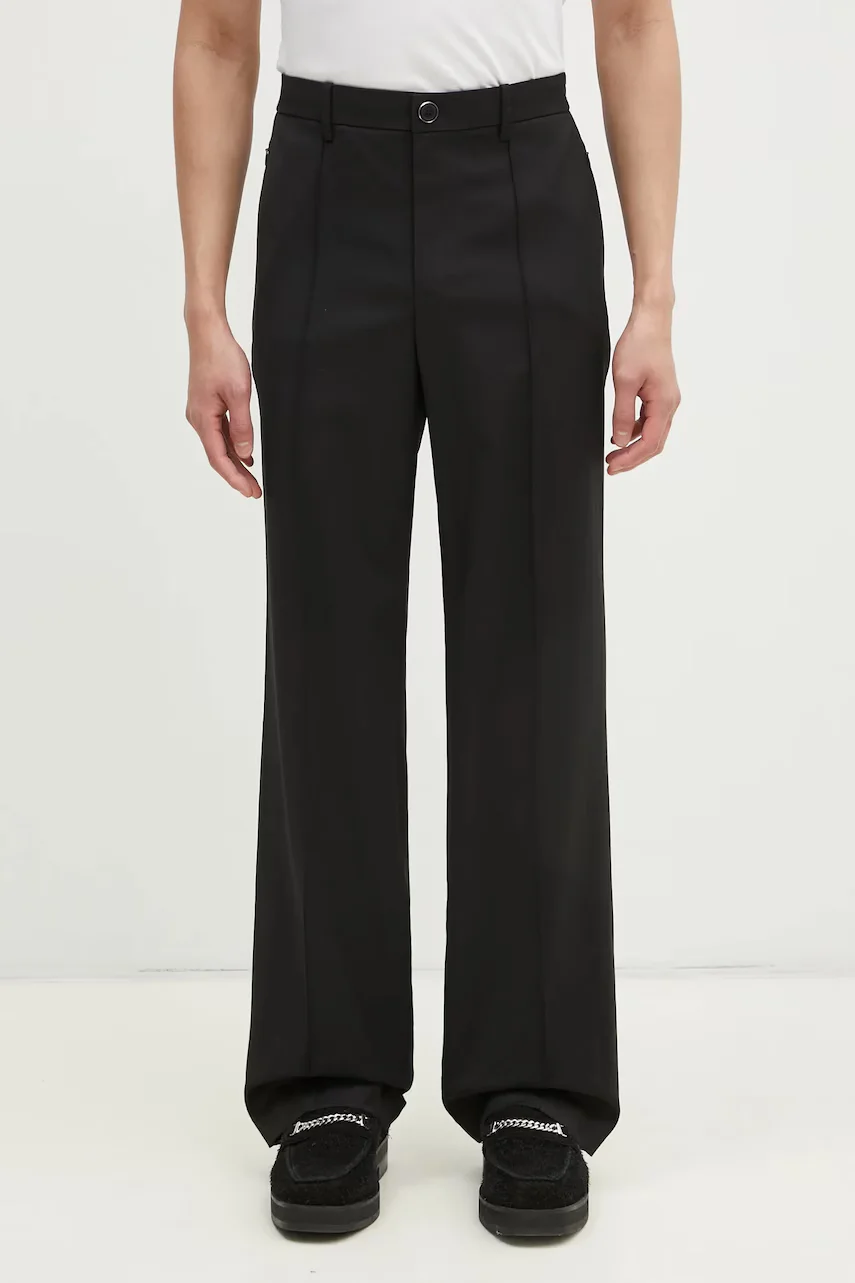Helmut Lang pantaloni de lână Relaxed Trouser.Suit