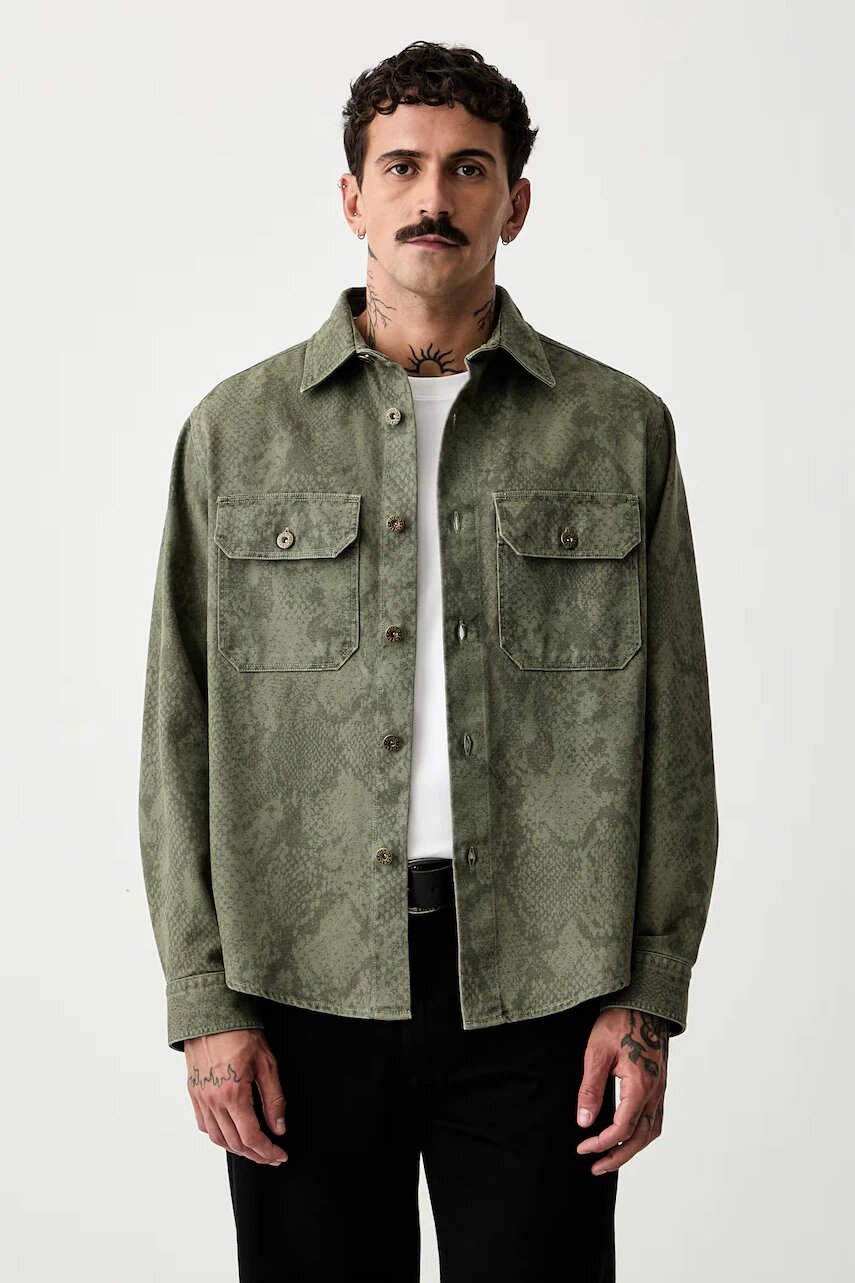 HUGO Blue cămașă pentru bărbați din denim Ebolt_1