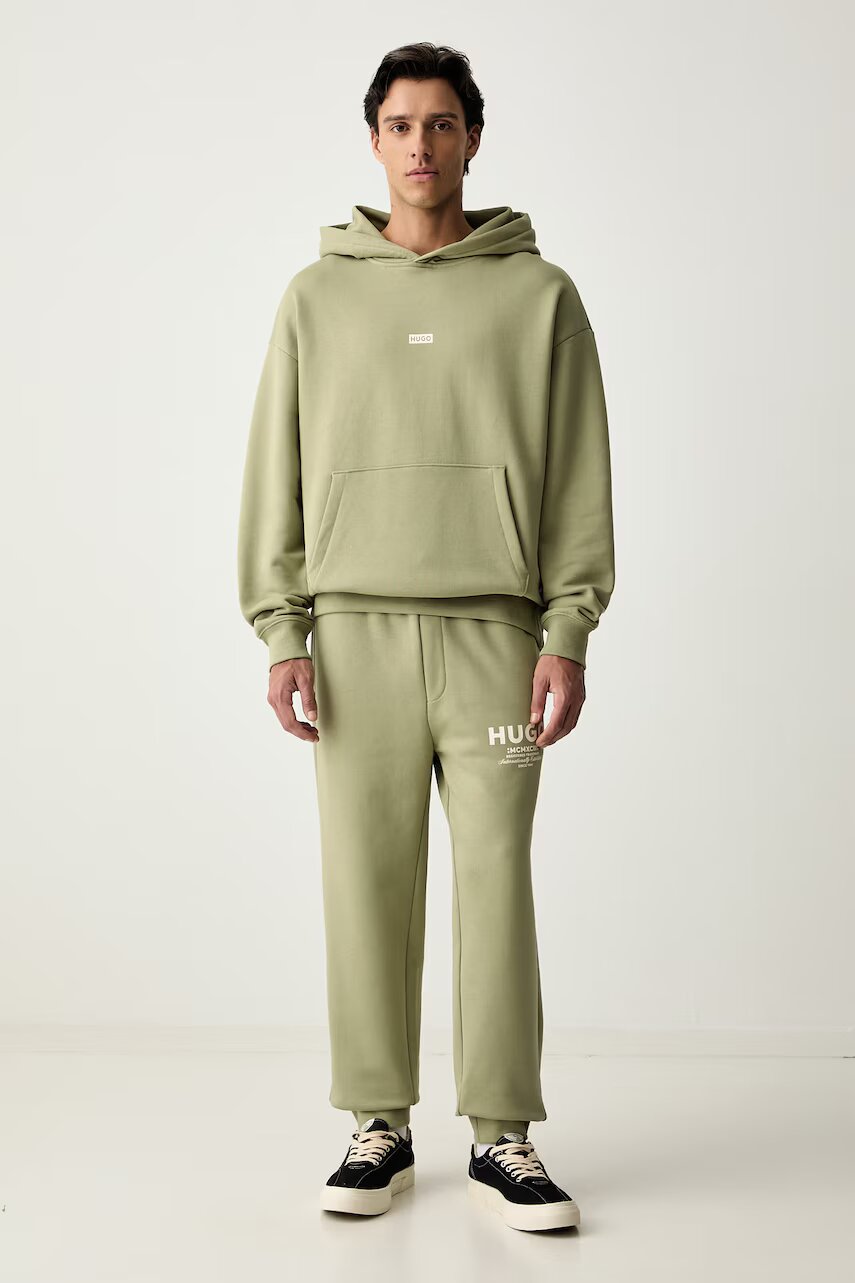 HUGO Blue compleu de trening pentru bărbați din bumbac Tracksuit_NazardoNev