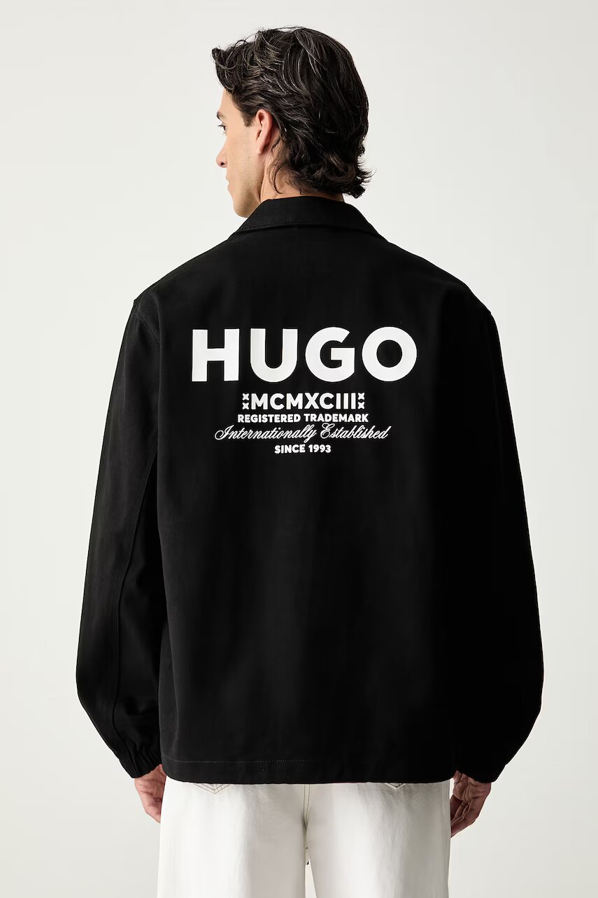 HUGO Blue jachetă pentru bărbați din bumbac Biyo2631