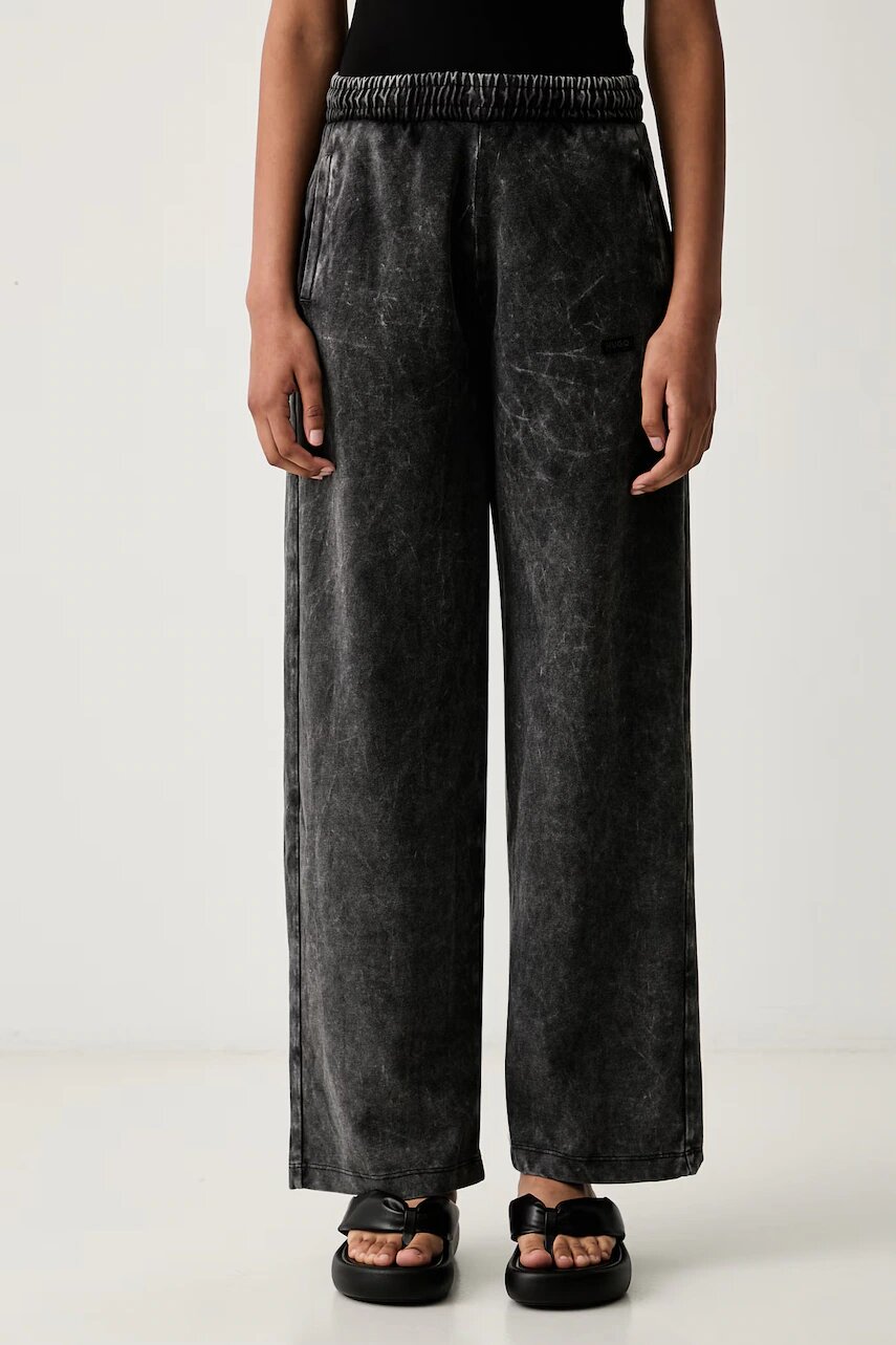 HUGO Blue pantaloni de trening pentru femei cu bumbac Nopassa_B