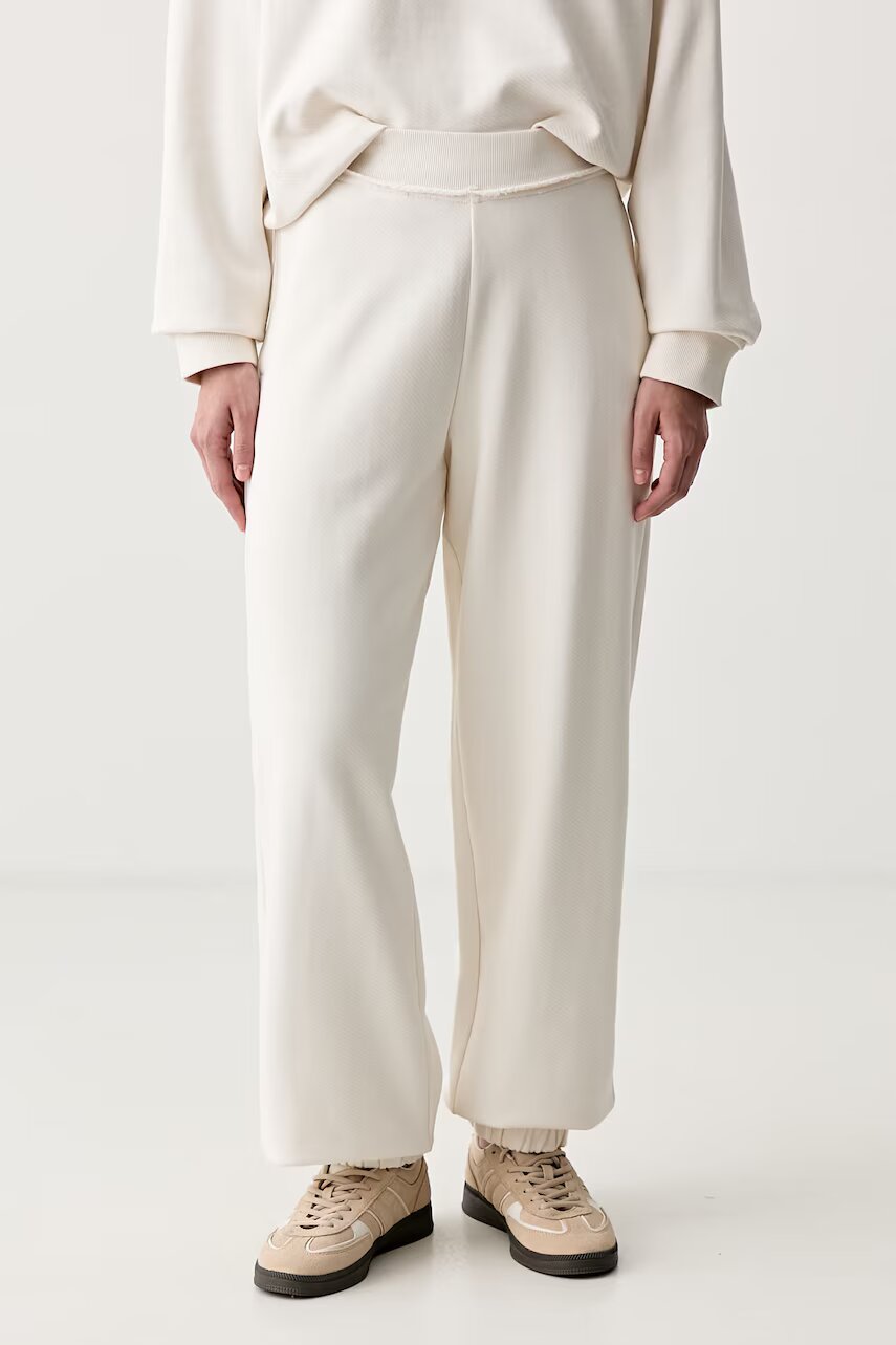 HUGO Blue pantaloni de trening pentru femei din bumbac Nuembrie_B