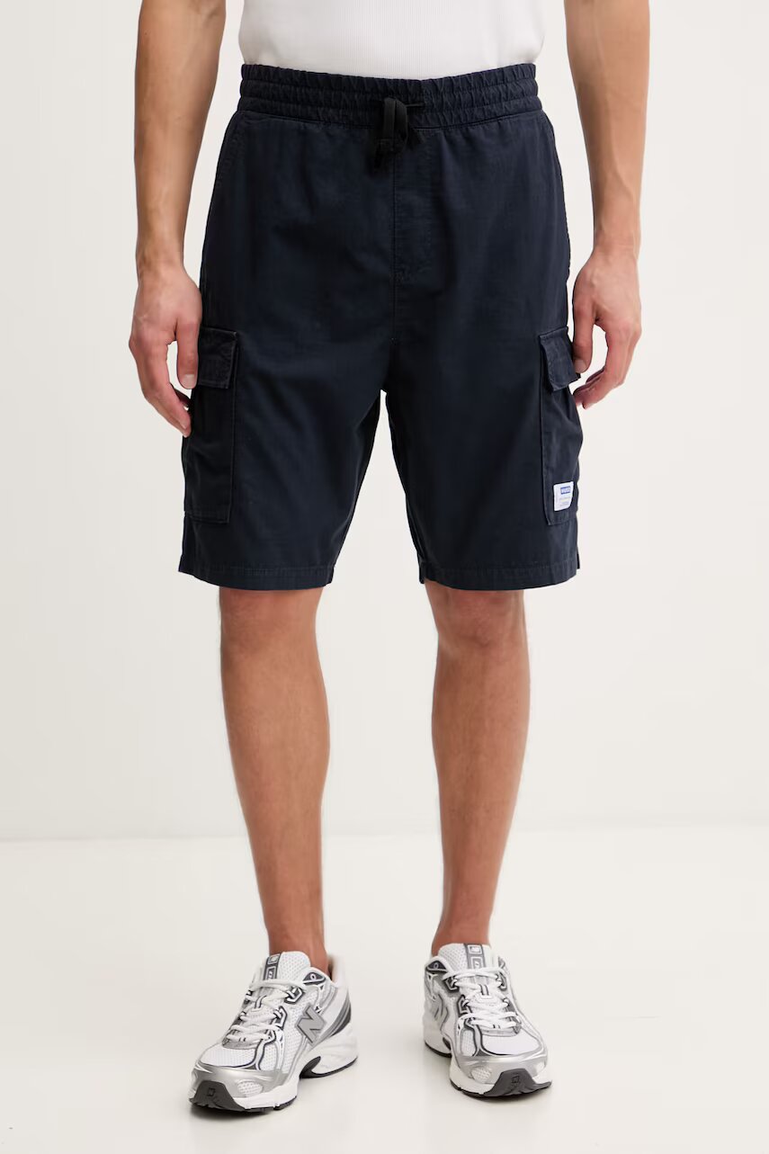 HUGO Blue pantaloni scuți cargo pentru bărbați din bumbac Giulio262D
