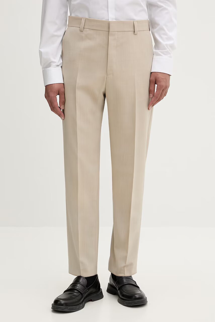 Hugo pantaloni de costum pentru bărbați cu lână Teagan231X