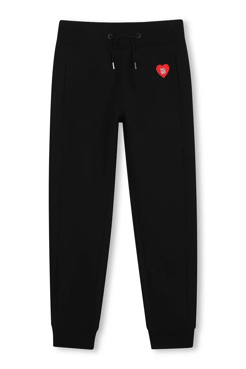Hugo pantaloni de trening pentru copii cu bumbac