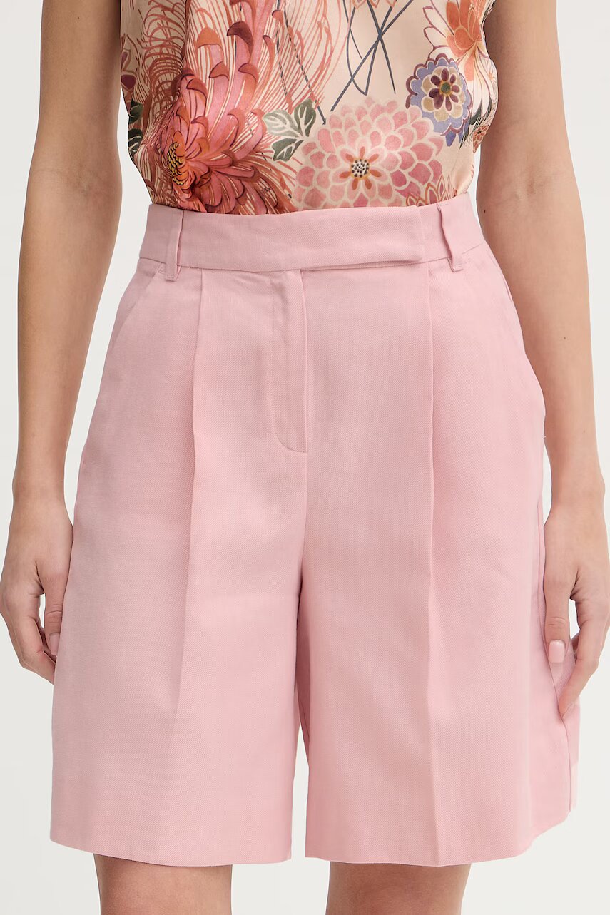 iBlues pantaloni scurți pentru femei cu amestec de in COCCOLE
