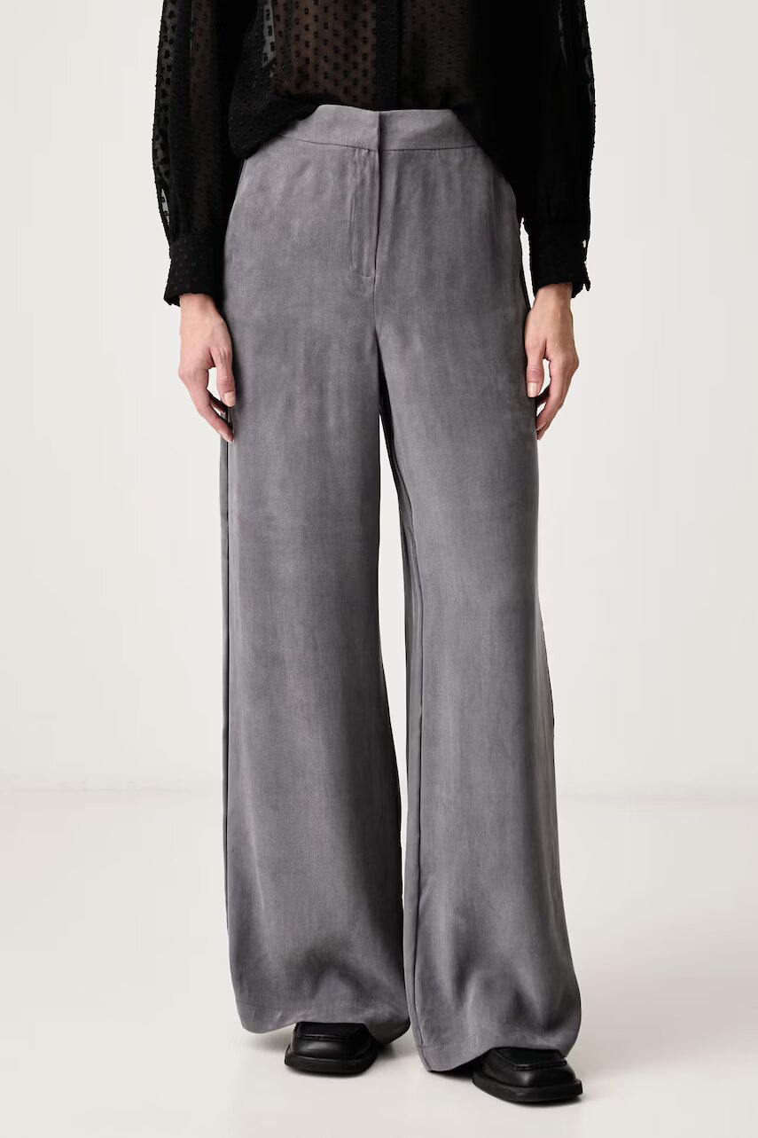 iBlues pantaloni straight pentru femei cu lyocell IBLQUINTO