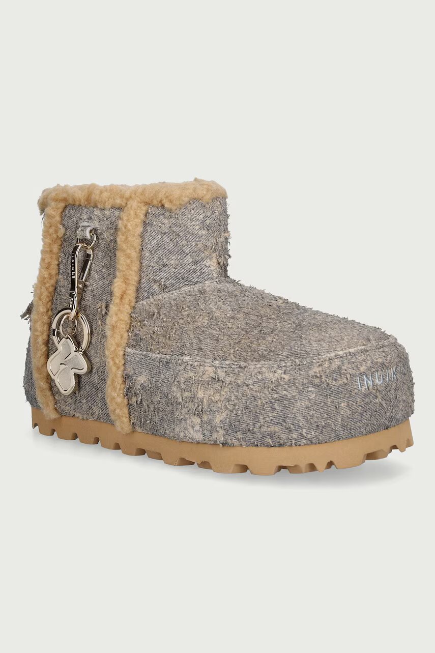 Inuikii Cozy Boot Denim cizme de zăpadă pentru femei