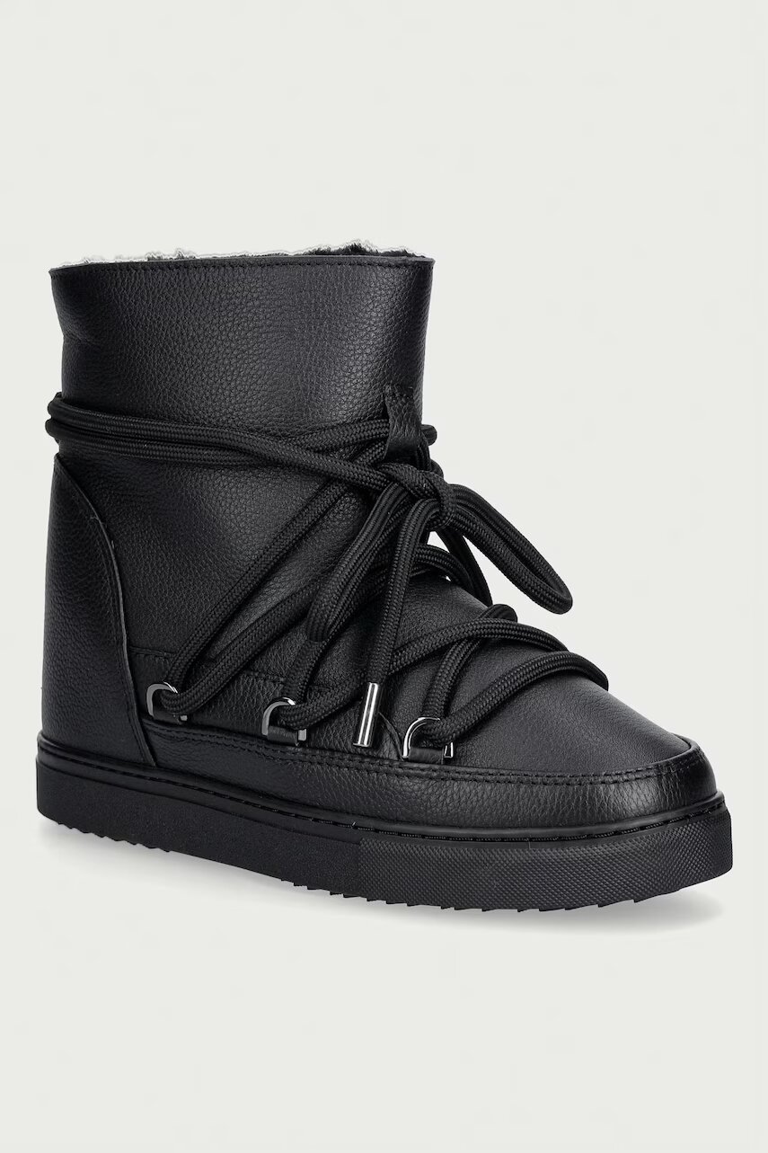 Inuikii Full Leather Wedge cizme de zăpadă pentru femei din piele