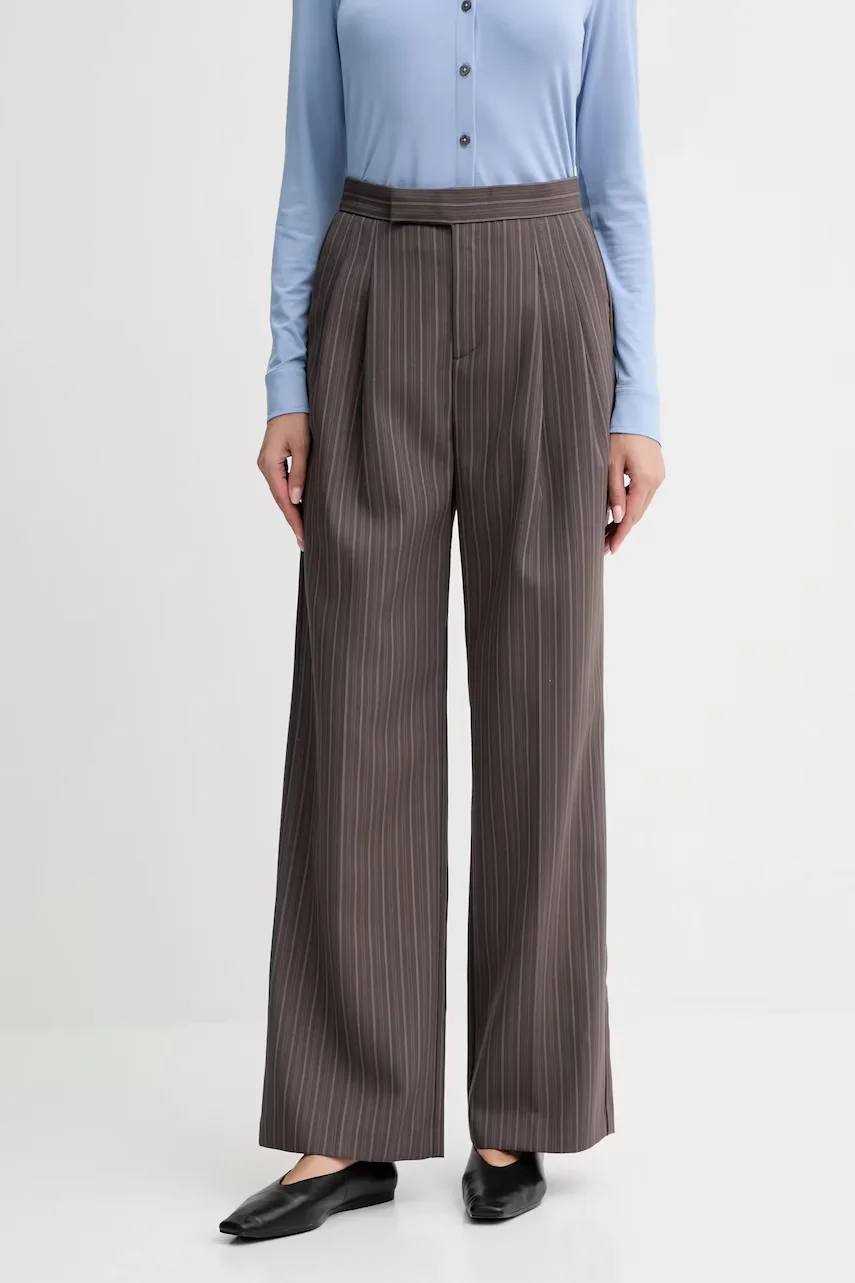 Isabelle Blanche pantaloni din lână