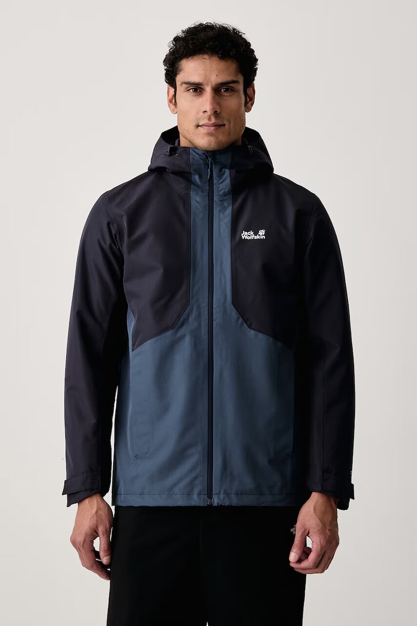 Jack Wolfskin geacă 3 în 1 pentru bărbați STONETRAIL