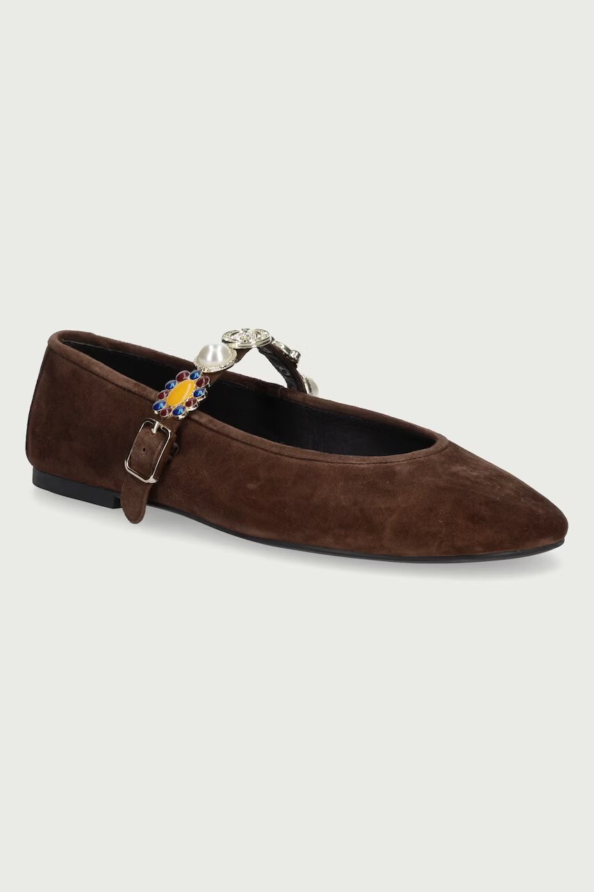 Jeffrey Campbell balerini din nubuck Amarissa