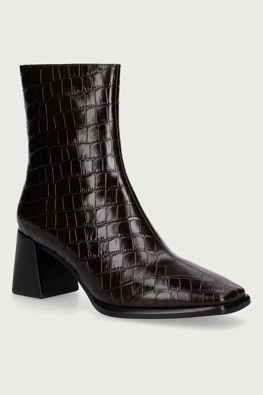 Jeffrey Campbell botine pentru femei din piele Sherpal-2l