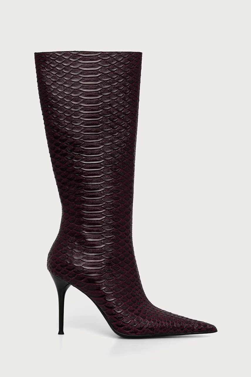 Jeffrey Campbell cizme cu toc cui pentru femei din piele PROPOSAL