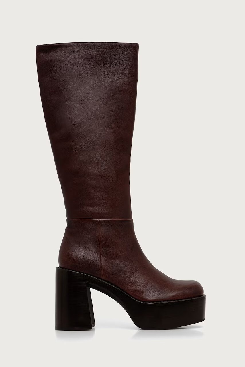 Jeffrey Campbell cizme pentru femei din piele THE-BAND