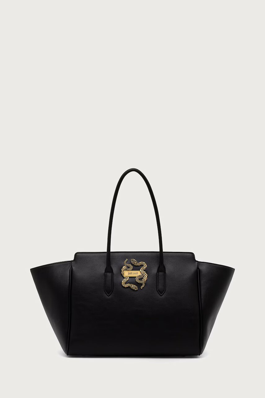 Just Cavalli geantă shopper pentru femei cu imitație de piele