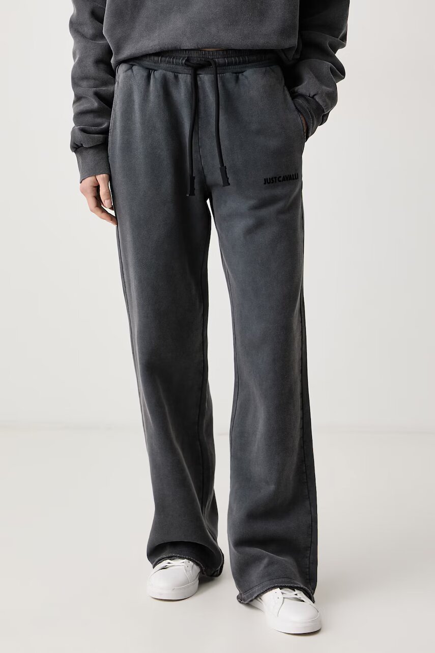 Just Cavalli pantaloni de trening pentru femei din bumbac