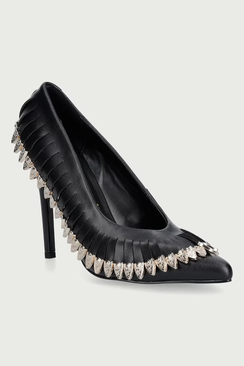 Just Cavalli pantofi cu toc stiletto din piele