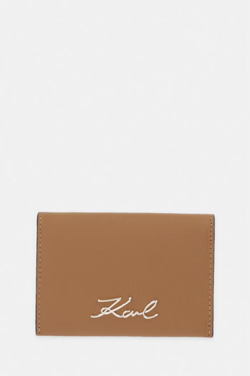 Karl Lagerfeld card-holder pentru femei din piele K/SIGNATURE