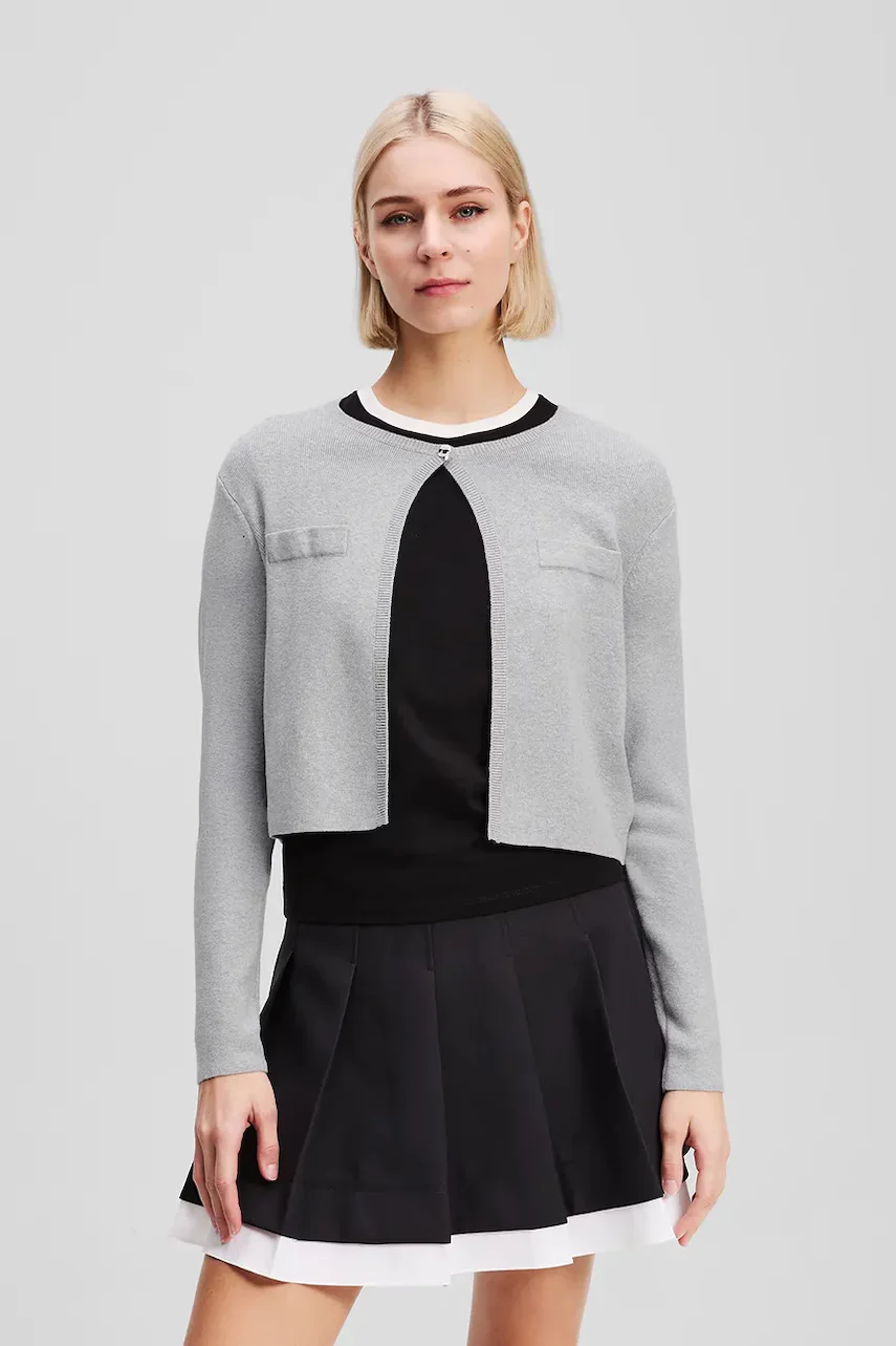 Karl Lagerfeld cardigan din amestec de lână IKON