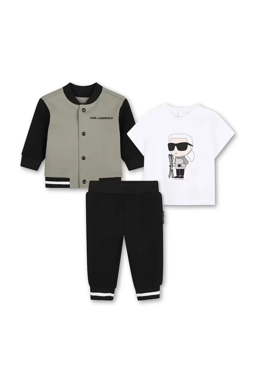 Karl Lagerfeld compleu de zi pentru copii cu bumbac