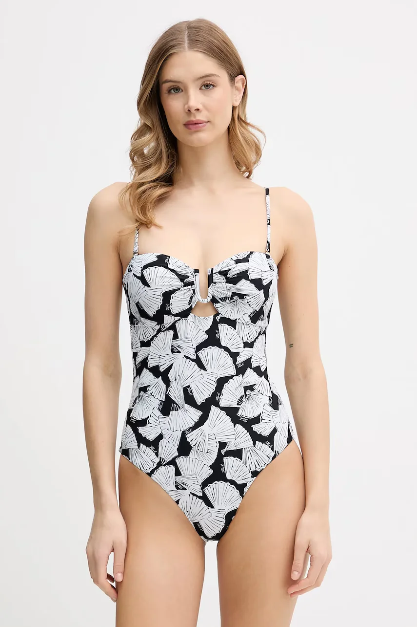 Karl Lagerfeld costum de baie dintr-o bucată