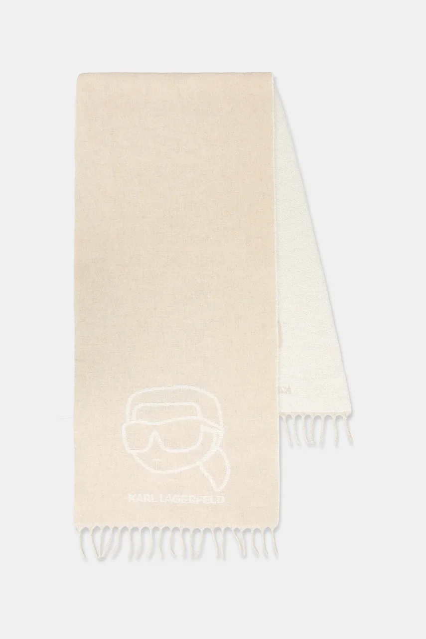 Karl Lagerfeld eșarfă cu lână IKON