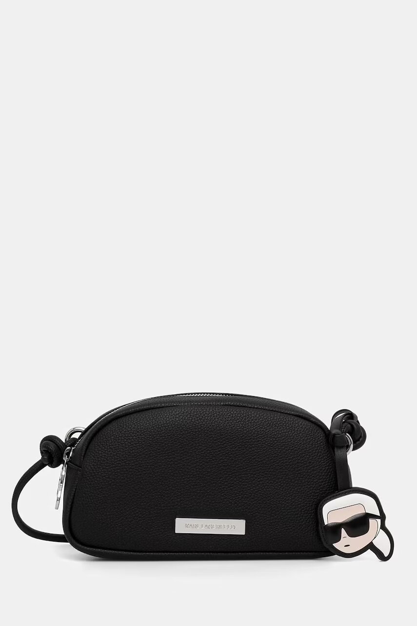 Karl Lagerfeld geantă crossbody pentru femei cu imitație de piele IKON