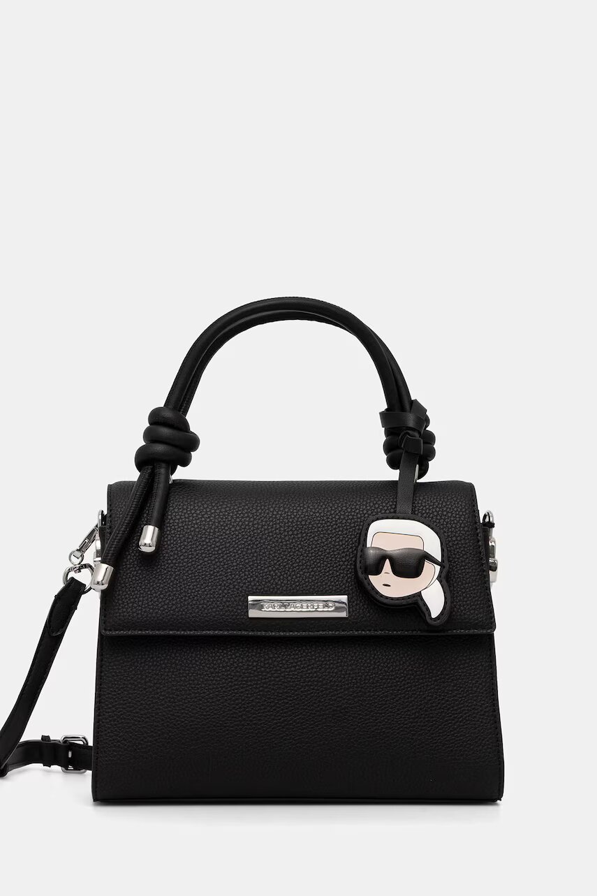 Karl Lagerfeld geantă crossbody pentru femei cu imitație de piele IKON