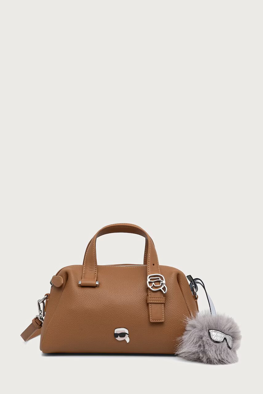Karl Lagerfeld geantă crossbody pentru femei cu imitație de piele IKON