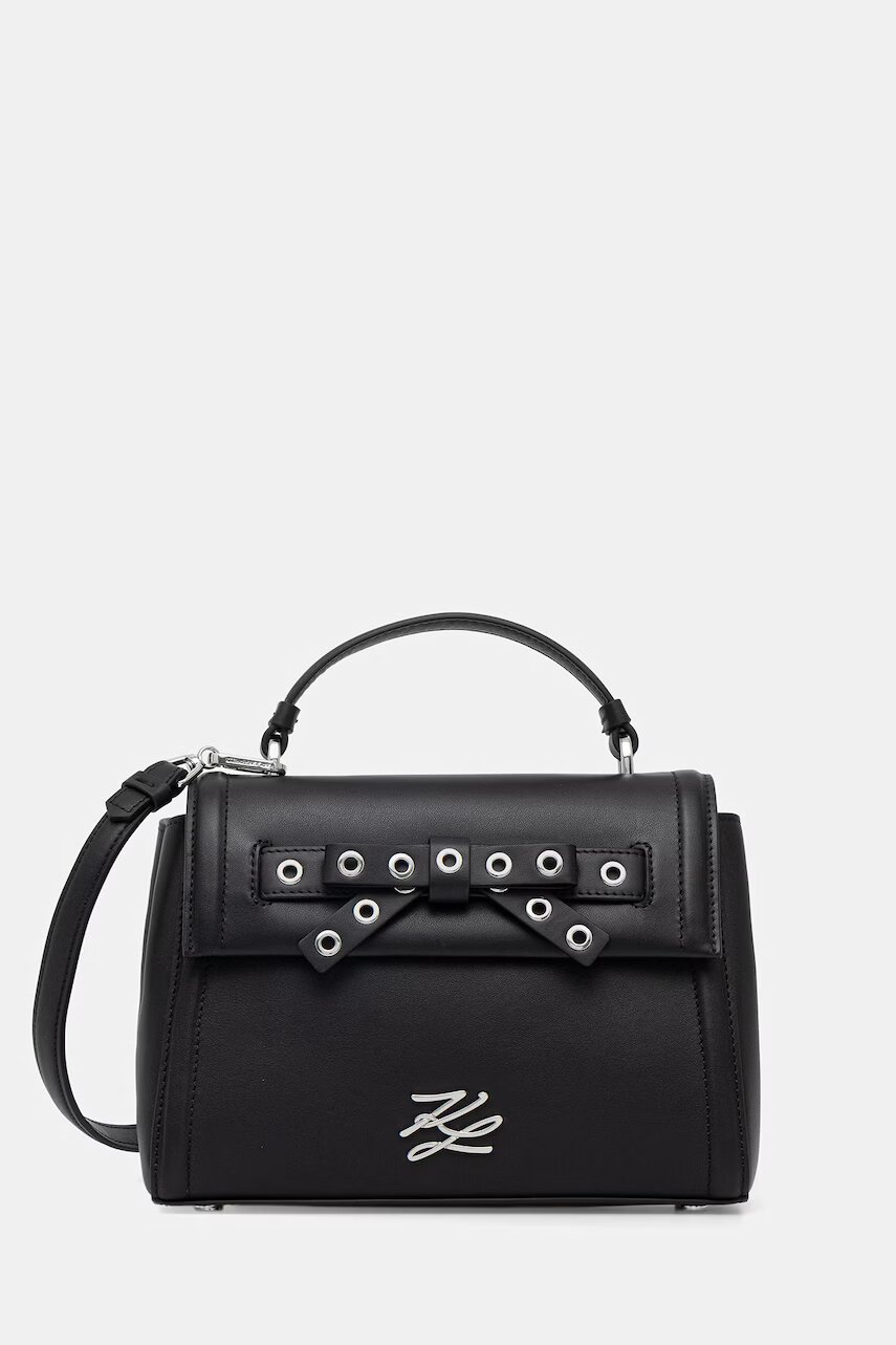 Karl Lagerfeld geantă crossbody pentru femei din piele K/AUTOGRAPH
