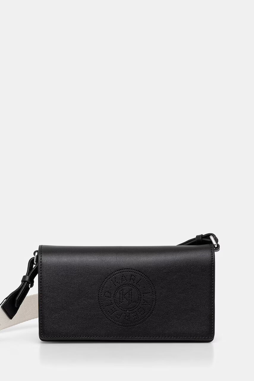 Karl Lagerfeld geantă crossbody pentru femei din piele K/CIRCLE