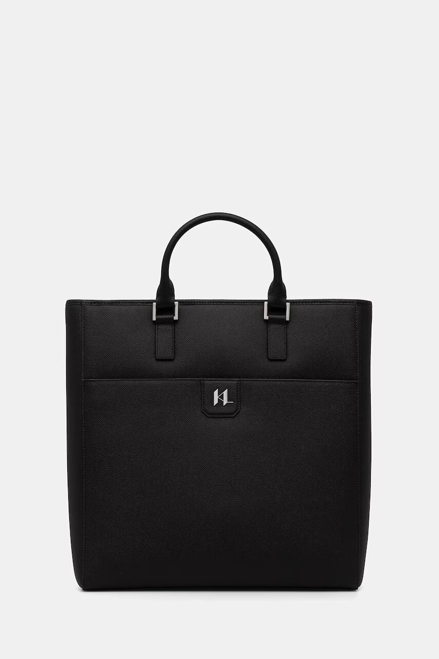 Karl Lagerfeld geantă pentru bărbați din piele K/MONOGRAM