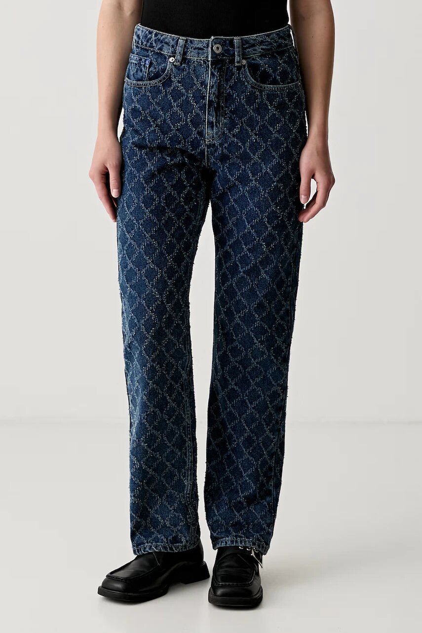 Karl Lagerfeld Jeans blugi straight pentru femei