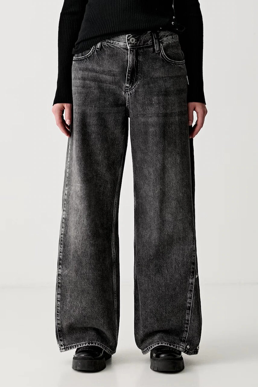 Karl Lagerfeld Jeans blugi wide leg pentru femei