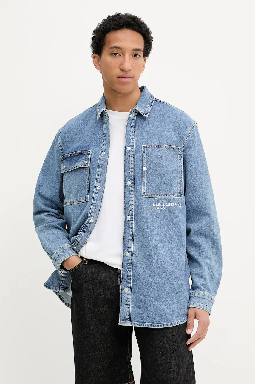 Karl Lagerfeld Jeans cămașă din denim