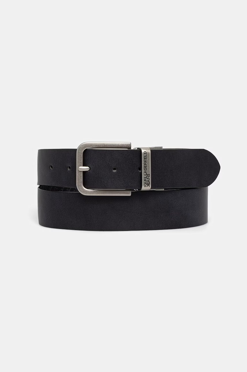 Karl Lagerfeld Jeans curea reversibilă pentru bărbați din piele