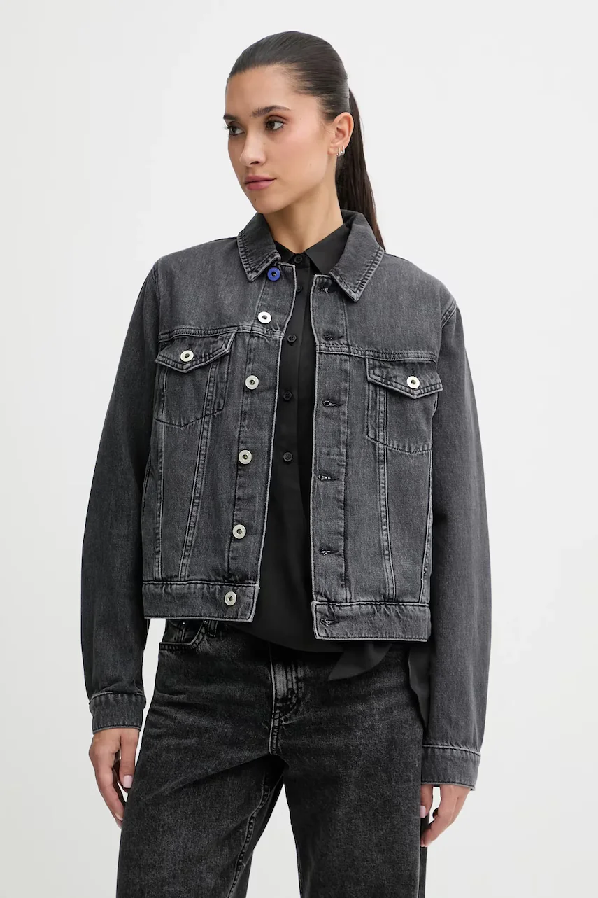 Karl Lagerfeld Jeans geaca de blugi din bumbac