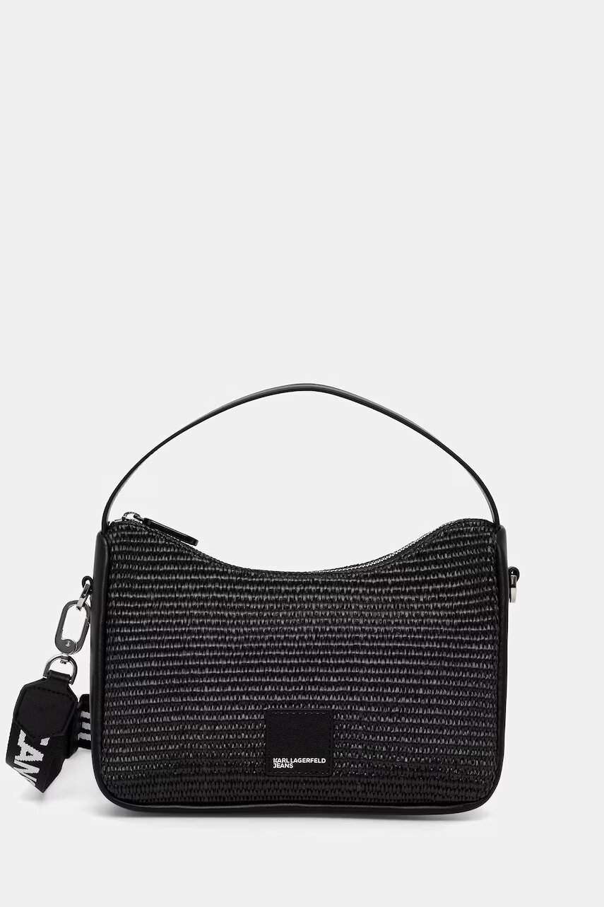 Karl Lagerfeld Jeans geantă crossbody pentru femei împletită