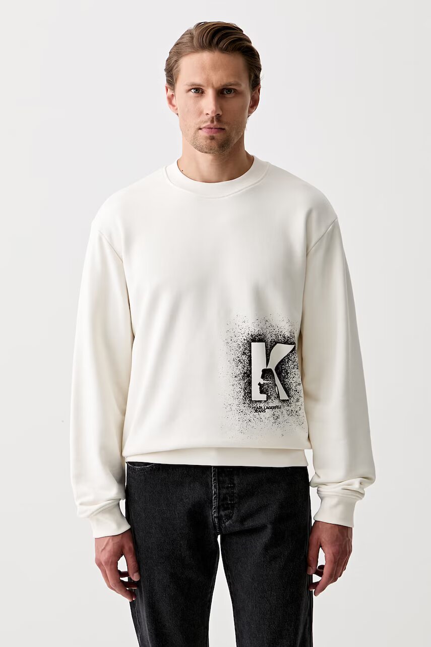 Karl Lagerfeld Jeans hanorac pentru bărbați cu bumbac
