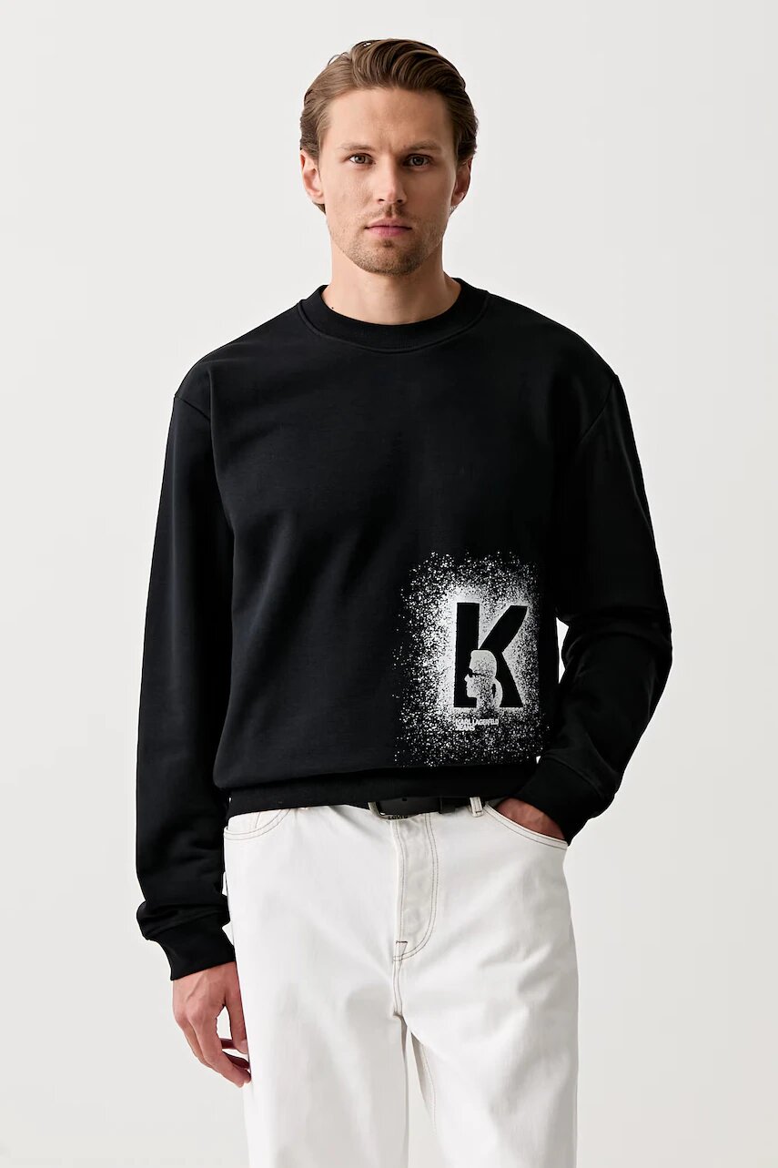 Karl Lagerfeld Jeans hanorac pentru bărbați cu bumbac