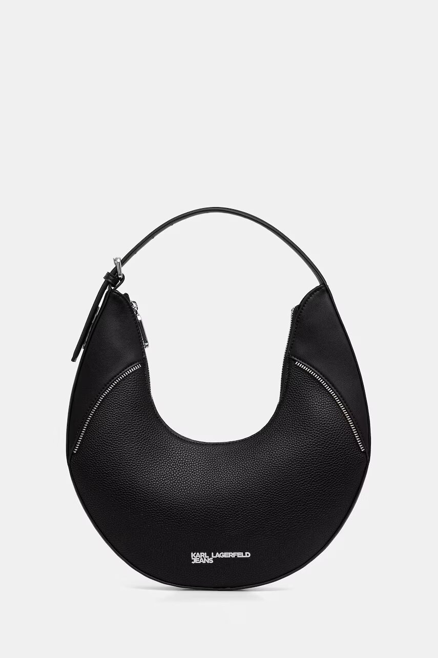Karl Lagerfeld Jeans hobo bag pentru femei cu imitație de piele