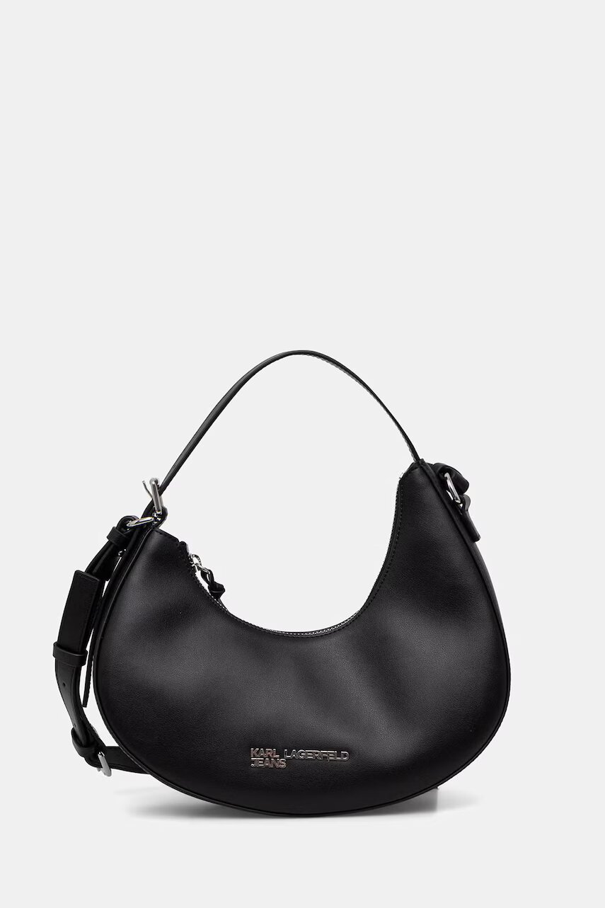 Karl Lagerfeld Jeans hobo bag pentru femei din piele