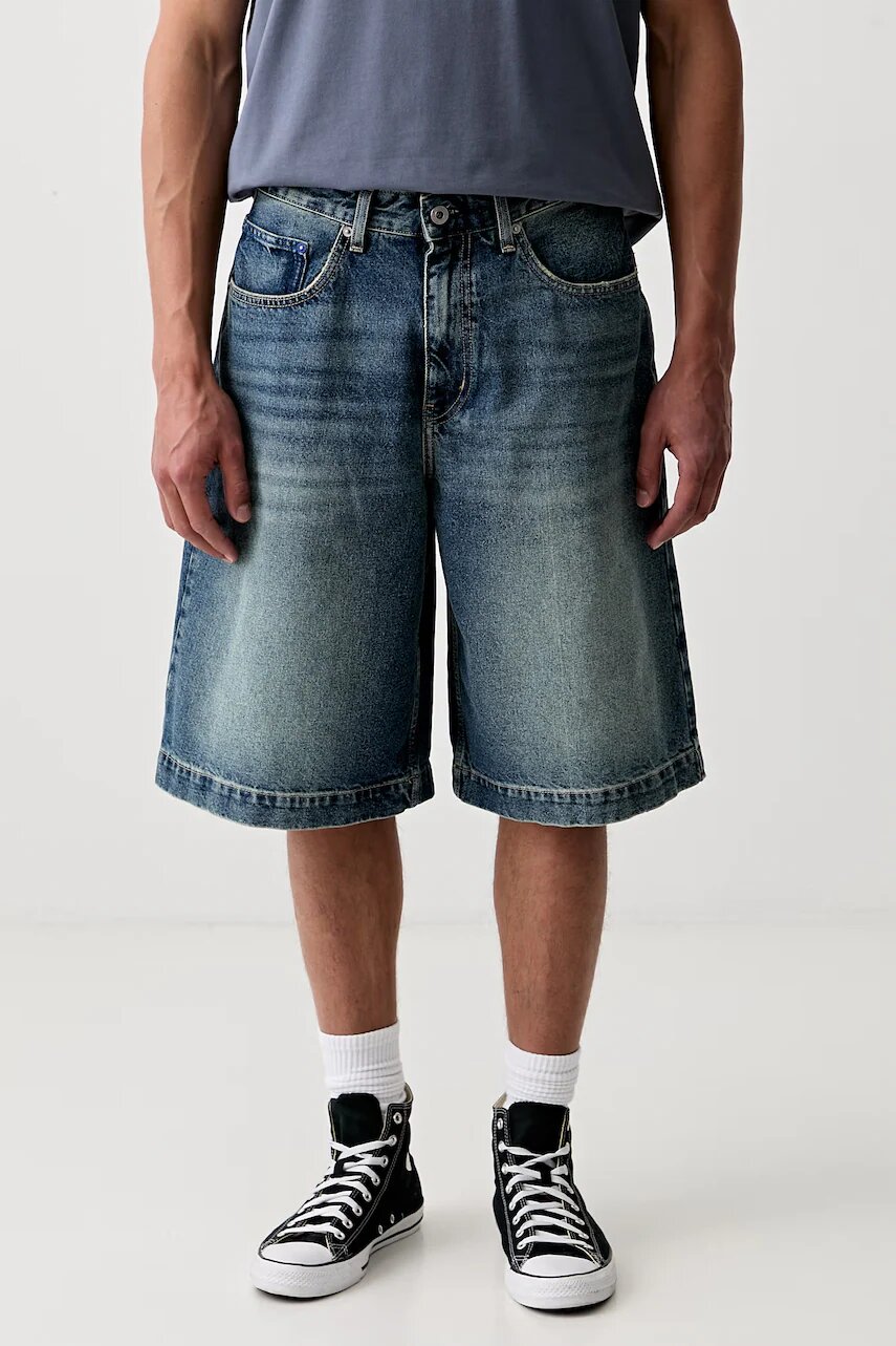 Karl Lagerfeld Jeans pantaloni scurți pentru bărbați din denim